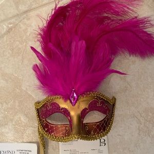 Beyond masquerade, hot pink, and gold, Mardi Gras mask